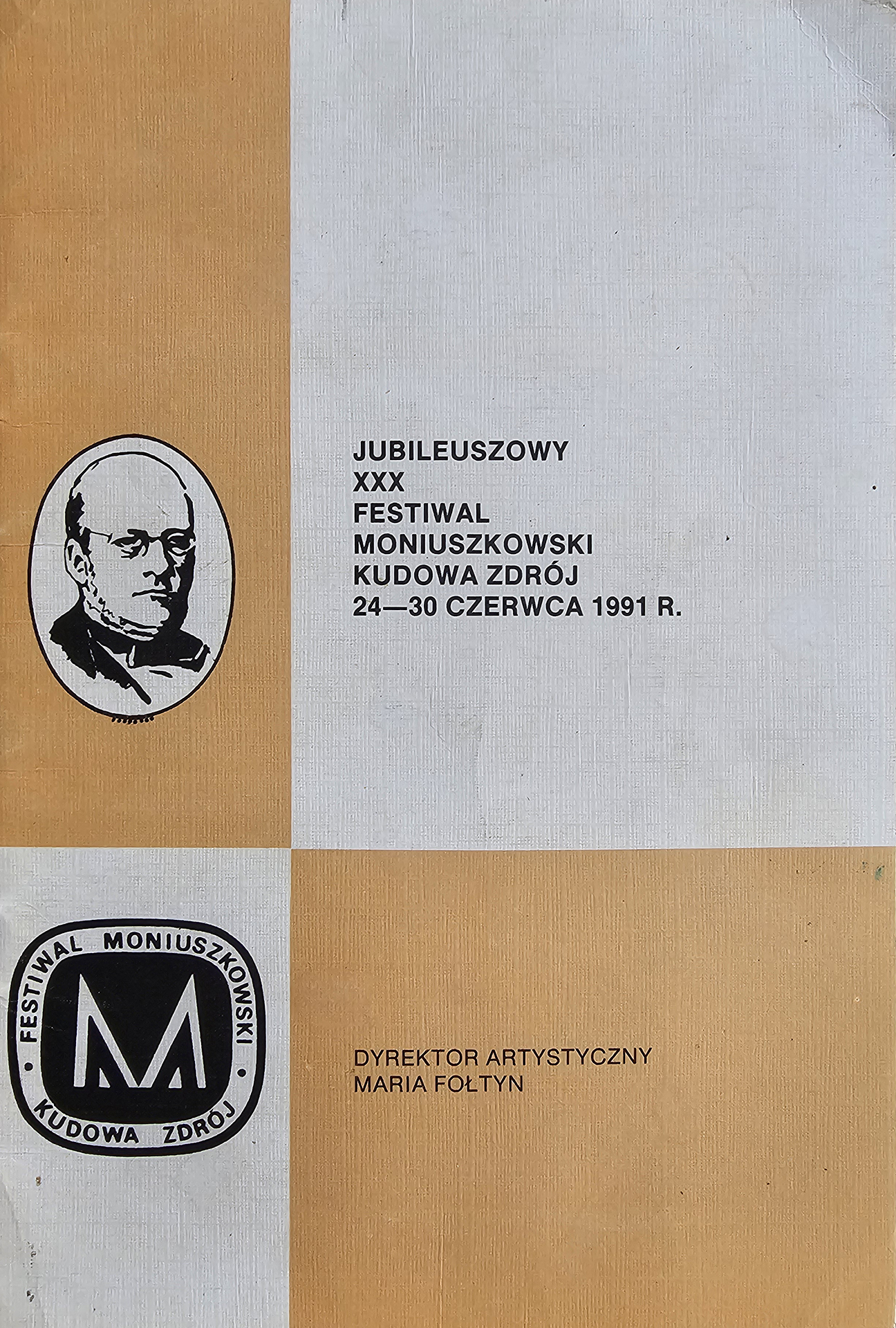 Program ,30 Festiwal Moniuszkowski, Kudowa Zdrój, 1991