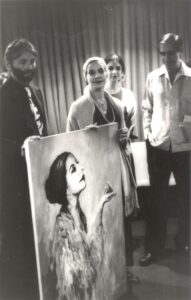Wręczenie portretu, Alicia Alonso, portret - Kajetan Kreutz Majewski